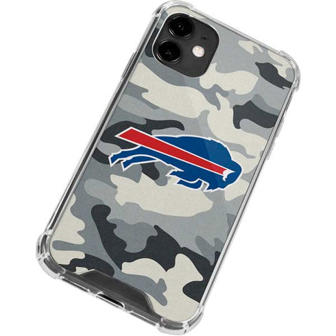 NFL Buffalo Bills Camo iPhone 12 Mini Clear Case