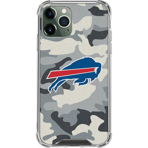 NFL Buffalo Bills Camo iPhone 12 Pro Max Clear Case