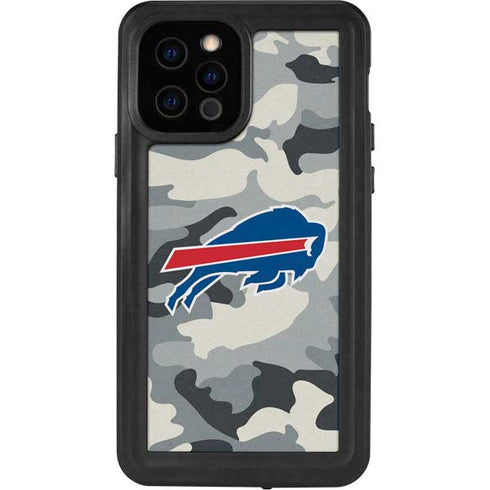NFL Buffalo Bills Camo iPhone 12 Pro Waterproof Case