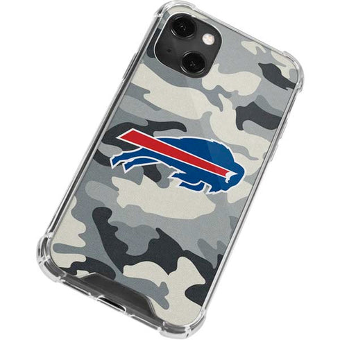 NFL Buffalo Bills Camo iPhone 13 Mini Clear Case