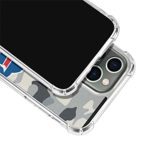 NFL Buffalo Bills Camo iPhone 13 Pro Clear Case