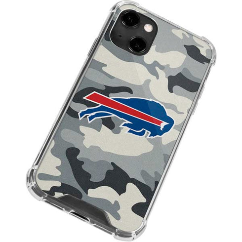 NFL Buffalo Bills Camo iPhone 14 Clear Case