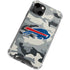NFL Buffalo Bills Camo iPhone 14 Clear Case