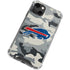 NFL Buffalo Bills Camo iPhone 15 Plus Clear Case