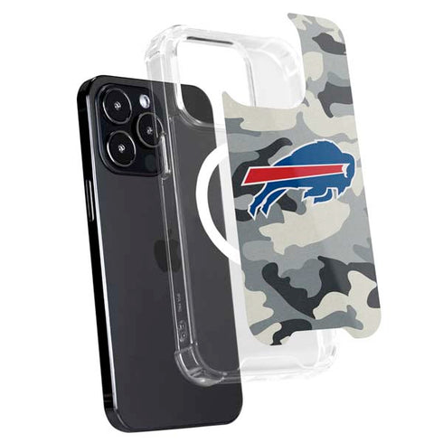 NFL Buffalo Bills Camo iPhone 15 Pro Max MagSafe Case