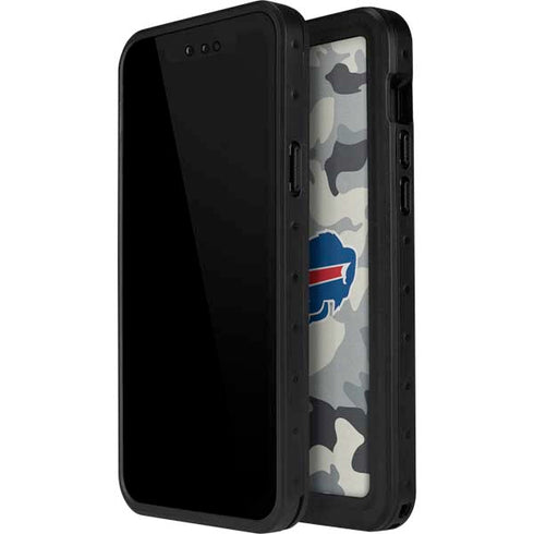 NFL Buffalo Bills Camo iPhone 14 Pro Waterproof Case