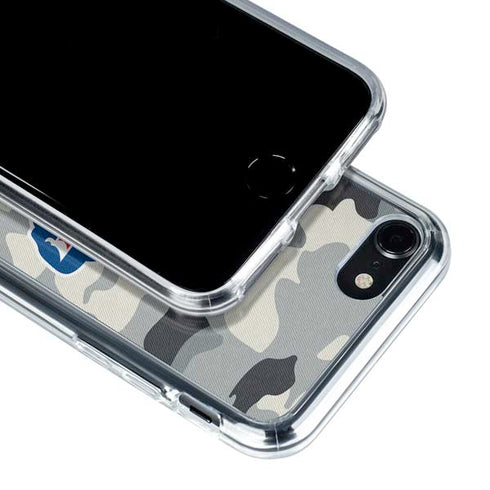 NFL Buffalo Bills Camo iPhone SE (2nd & 3rd Gen) Clear Case