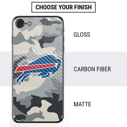 NFL Buffalo Bills Camo iPhone SE (2nd & 3rd Gen) Skin