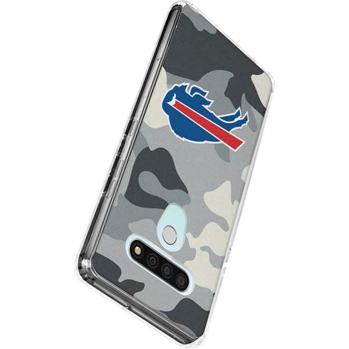 NFL Buffalo Bills Camo LG Stylo 6 Clear Case