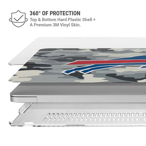 NFL Buffalo Bills Camo MacBook Air 13in M1 (2021) Case plus Skin