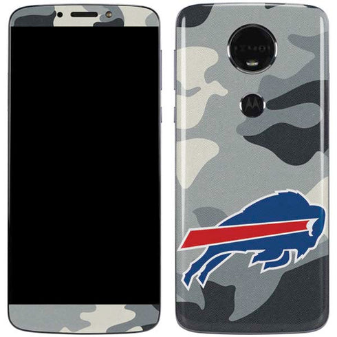 NFL Buffalo Bills Camo Moto E5 Plus Skin