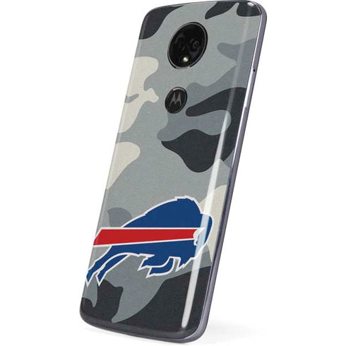 NFL Buffalo Bills Camo Moto E5 Plus Skin