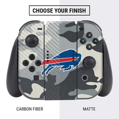 NFL Buffalo Bills Camo Nintendo Switch Bundle Skin