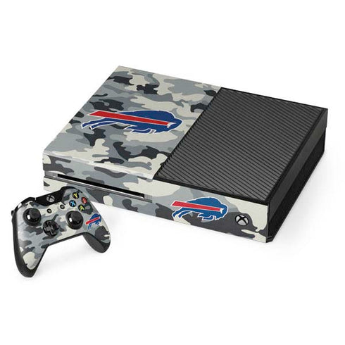 NFL Buffalo Bills Camo Xbox One Console and Controller Bundle Skin