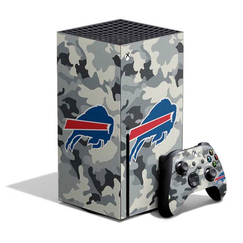 NFL Buffalo Bills Camo Xbox Series X Bundle Skin