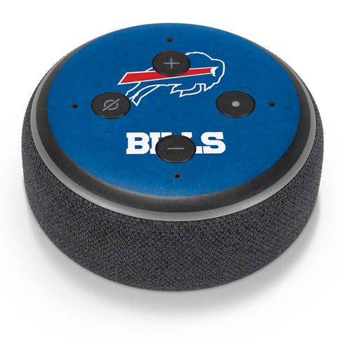 NFL Buffalo Bills Distressed Amazon Echo Dot Skin