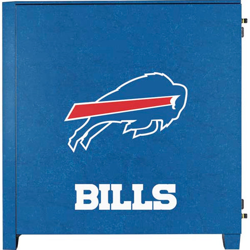 NFL Buffalo Bills Distressed Corsair 4000D Tempered Glass Mid-Tower ATX Case Skin