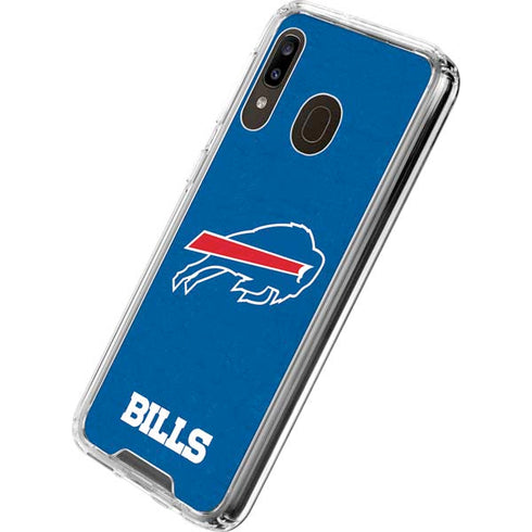 NFL Buffalo Bills Distressed Galaxy A30 Clear Case