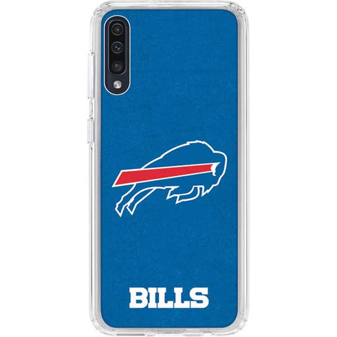 NFL Buffalo Bills Distressed Galaxy A50 Clear Case