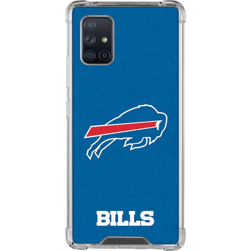 NFL Buffalo Bills Distressed Galaxy A71 5G Clear Case