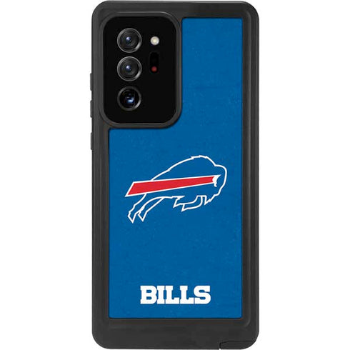 NFL Buffalo Bills Distressed Galaxy Note20 Ultra 5G Waterproof Case