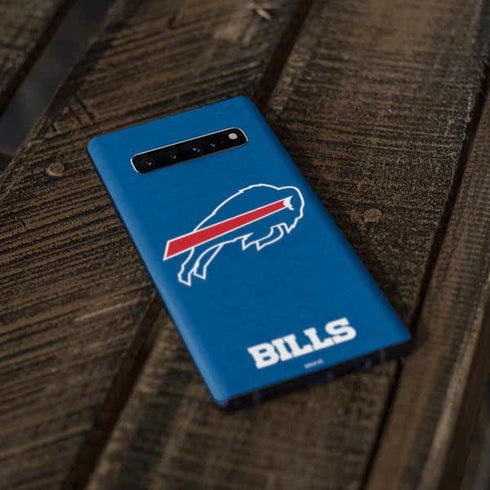 NFL Buffalo Bills Distressed Galaxy S10 Skin