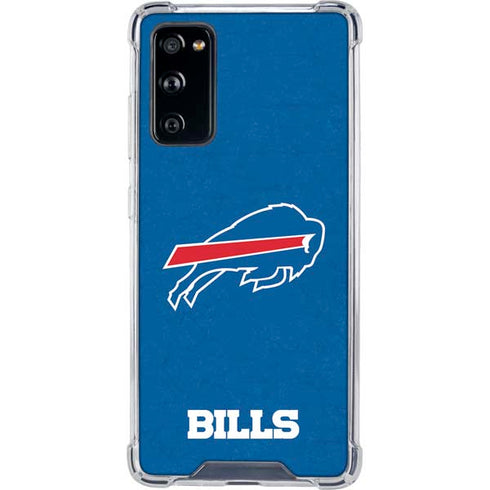NFL Buffalo Bills Distressed Galaxy S20 FE Clear Case