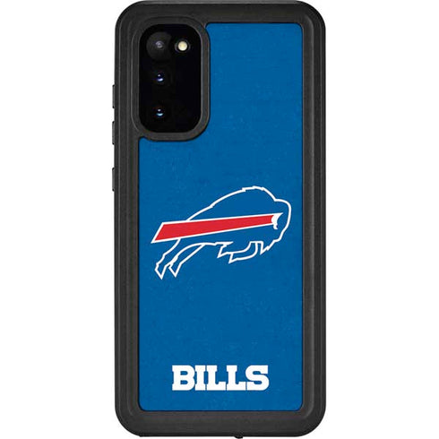 NFL Buffalo Bills Distressed Galaxy S20 Waterproof Case