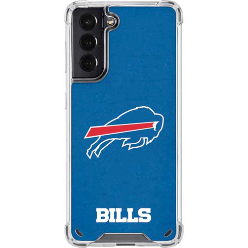 NFL Buffalo Bills Distressed Galaxy S21 5G Clear Case
