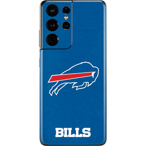 NFL Buffalo Bills Distressed Galaxy S21 Ultra 5G Skin