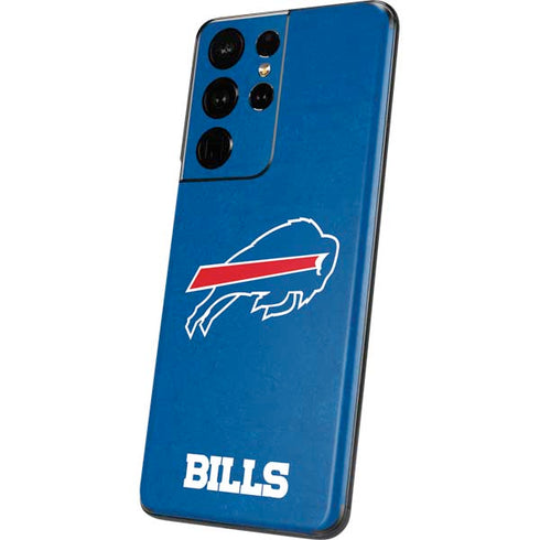 NFL Buffalo Bills Distressed Galaxy S21 Ultra 5G Skin