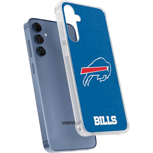 NFL Buffalo Bills Distressed Galaxy S24 Clear Case