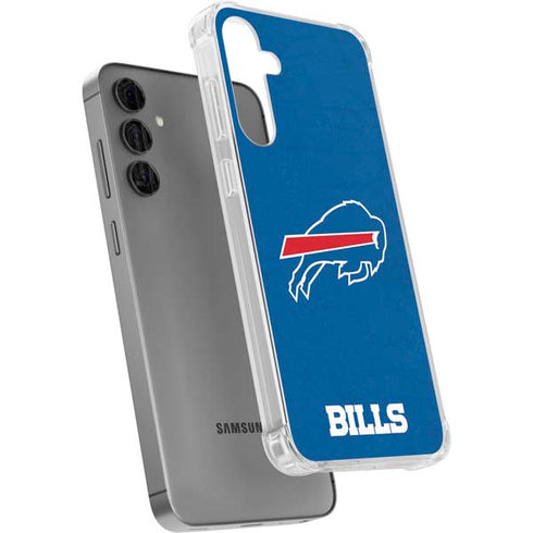 NFL Buffalo Bills Distressed Galaxy S24 Plus Clear Case