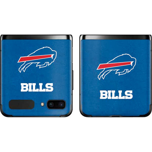 NFL Buffalo Bills Distressed Galaxy Z Flip Skin