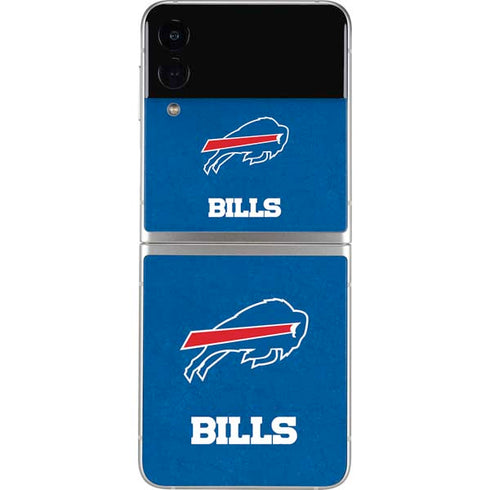 NFL Buffalo Bills Distressed Galaxy Z Flip3 5G Skin
