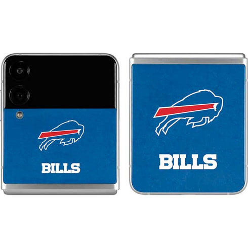 NFL Buffalo Bills Distressed Galaxy Z Flip4 5G Skin