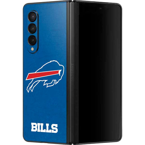 NFL Buffalo Bills Distressed Galaxy Z Fold3 5G Skin