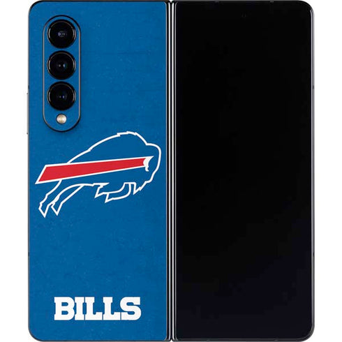 NFL Buffalo Bills Distressed Galaxy Z Fold4 5G Skin