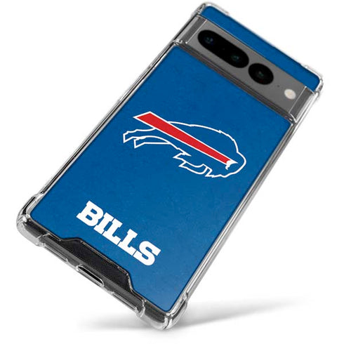 NFL Buffalo Bills Distressed Google Pixel 7 Pro Clear Case
