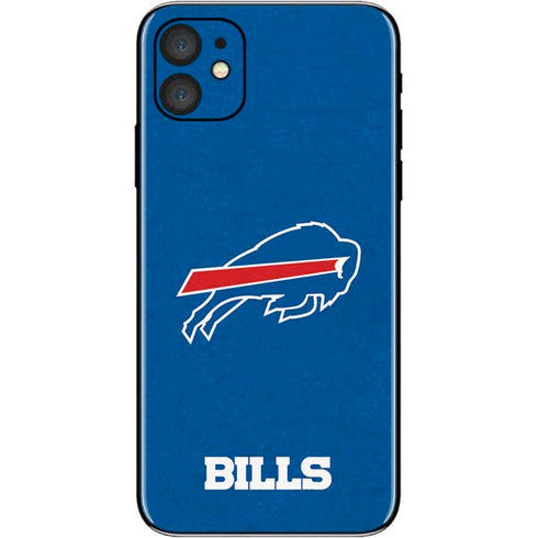 NFL Buffalo Bills Distressed iPhone 11 Skin