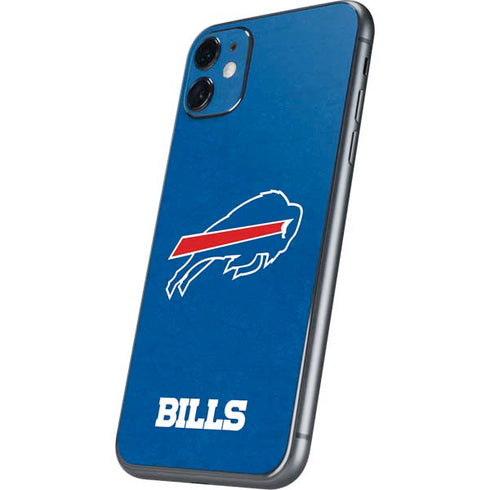 NFL Buffalo Bills Distressed iPhone 11 Skin