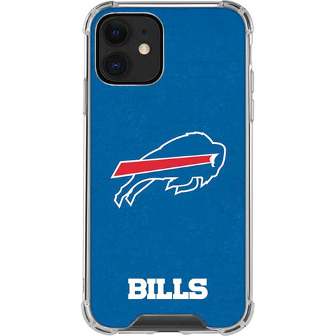 NFL Buffalo Bills Distressed iPhone 12 Clear Case