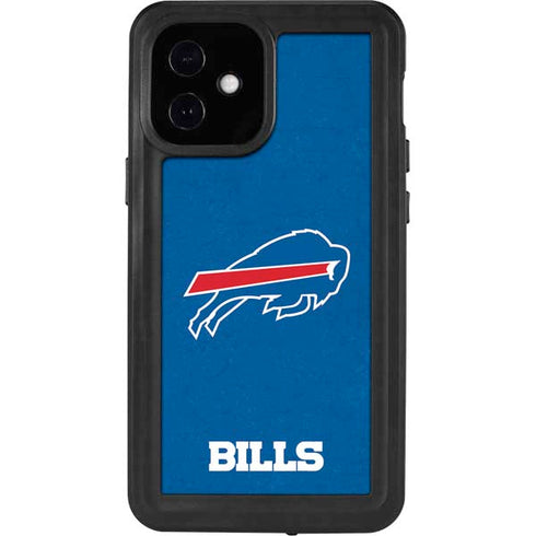 NFL Buffalo Bills Distressed iPhone 12 Mini Waterproof Case