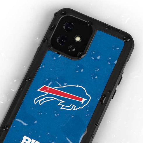 NFL Buffalo Bills Distressed iPhone 12 Mini Waterproof Case