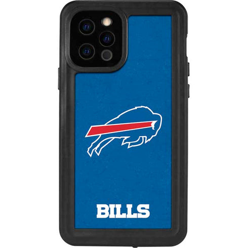 NFL Buffalo Bills Distressed iPhone 12 Pro Waterproof Case