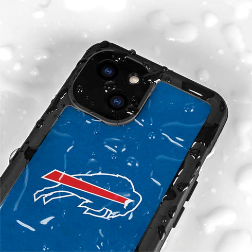 NFL Buffalo Bills Distressed iPhone 13 Mini Waterproof Case
