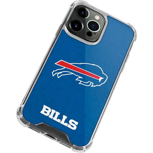 NFL Buffalo Bills Distressed iPhone 13 Pro Clear Case