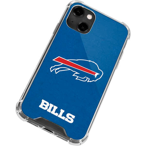 NFL Buffalo Bills Distressed iPhone 14 Clear Case