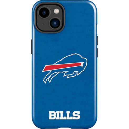 NFL Buffalo Bills Distressed iPhone 15 Plus Impact Case