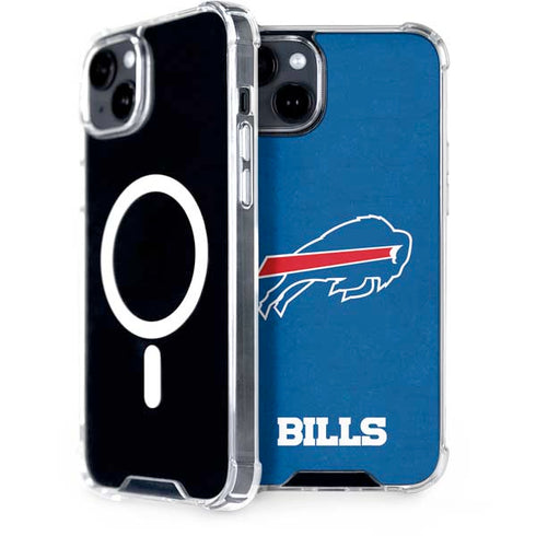 NFL Buffalo Bills Distressed iPhone 15 Plus MagSafe Case